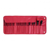 Estojo de pincéis vermelho 24pcs
