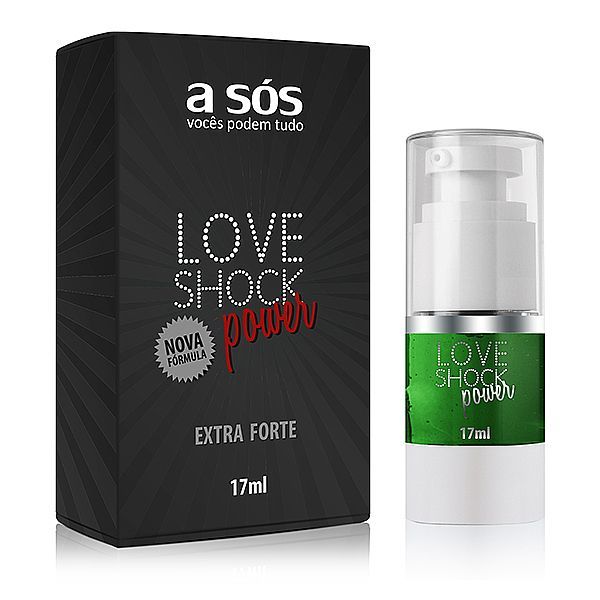 Gel Eletrizante Power Versão Extra Forte LoveShock - 17ml