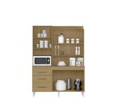 Kit Cozinha Mila 5P3G Visualizacao Interior Aramoveis