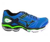 Tênis Mizuno Wave Creation 13 Azul e Verde Limão MOD:11480