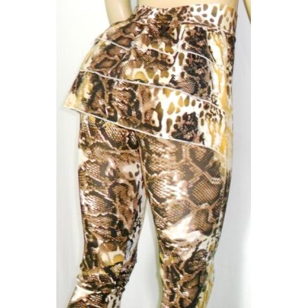 Calça Legging  Tanajura com Babado