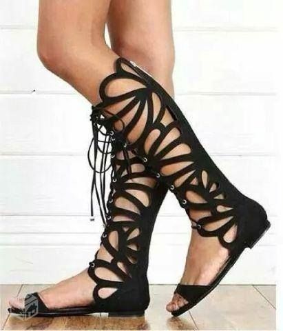 sandalia gladiadora rasteira