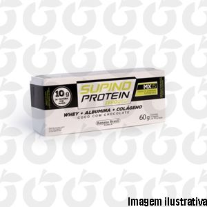 Supino Protein Bar Coco com Chocolate 30g Cx3Unid Banana Brasil