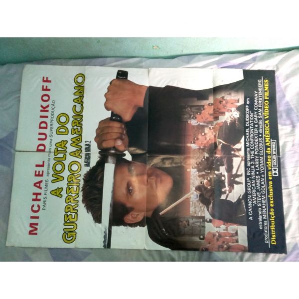AMERICAN NINJA 2-A VOLTA DO GUERREIRO AMERICANO-REVISTA POSTER GIGANTE