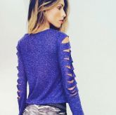Blusa manga longa