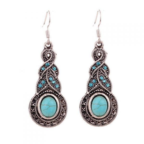 Brincos Feminino Turquesa JR0010
