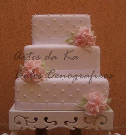 Bolo cenográfico Casamento