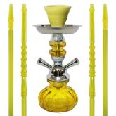 Narguile Ruby Pequeno HS3 2 Mangueiras amarela