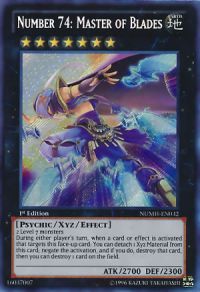 Number 74: Master of Blades NUMH-EN032 - Secret Rare