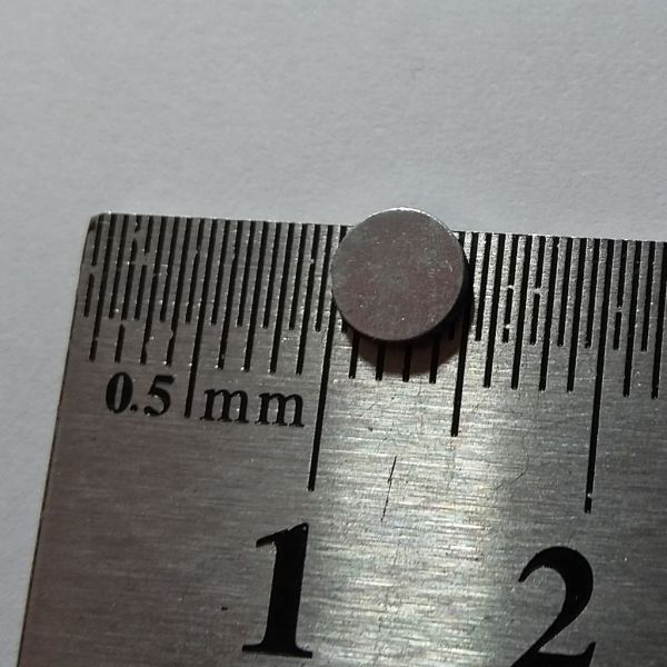 Imã De Neodimio 5mm x 1mm