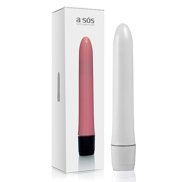 Vibrador Personal Multivelocidade Branco - 18cm