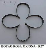 Cortador Botão Rosa M conj.(r-27)