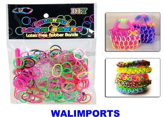ELÁSTICO COLORIDO QUE FORMA VARIAS FORMAS DE PULSEIRAS E ANE