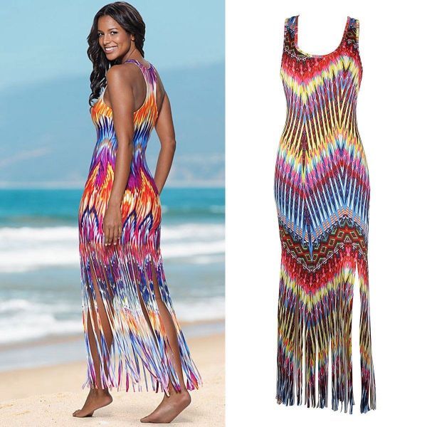 Vestido Longo De Praia