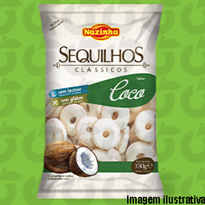 Sequilho de Coco 350 Gramas Nazinha