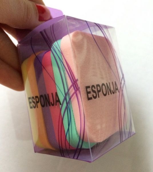 4.Esponjinha quadrada