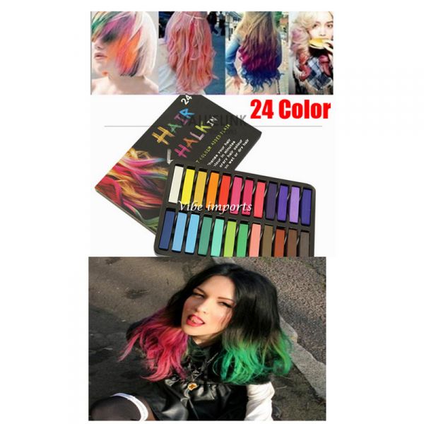 Giz Color Para Cabelos 24 Cores BSC0001