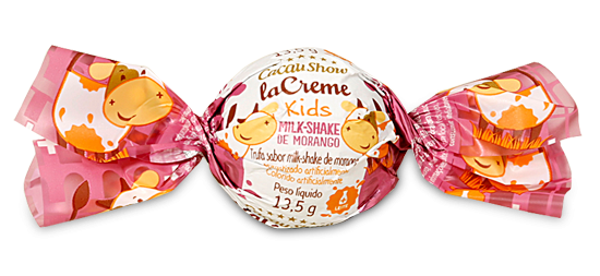 Trufa de Chocolate Lá Creme ao Leite kids 13,5g