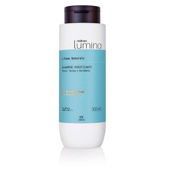 Lumina cabelo liso shampoo purificante - 300ml