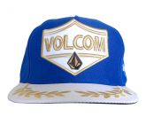 Boné Aba Reta Volcom Azul e Branco  52