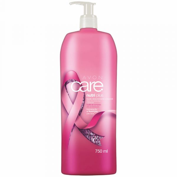 Loção hidratante 750m Avon Care Câncer de Mama Nutri Plus Loção Desodorante Corporal 750 ml