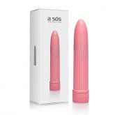 Vibrador Personal Multivelocidade na cor Rosa - 13cm