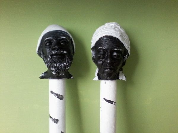 Bengala preto e preta velha