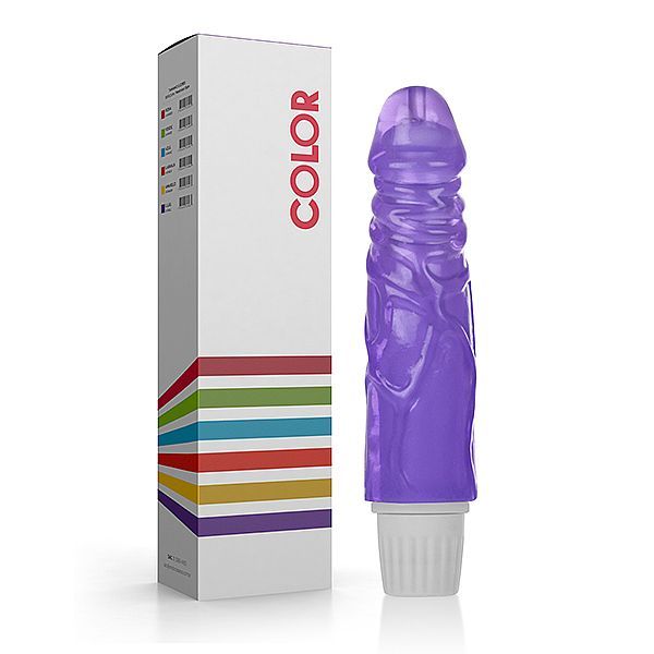Vibrador Multivelocidade Color - Cor Lilás