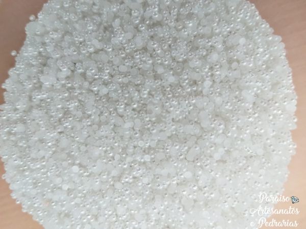 Meia Pérola 1.5mm (Micro) Branca