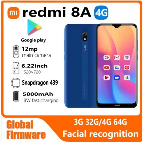Smartphone Xiaomi Redmi 8A 64GB 4G LTE Desbloqueado Android Global Novo
