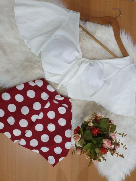 Conjunto cropped e short