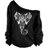 Blusa Elefante Ombro Aberto  (Importada)