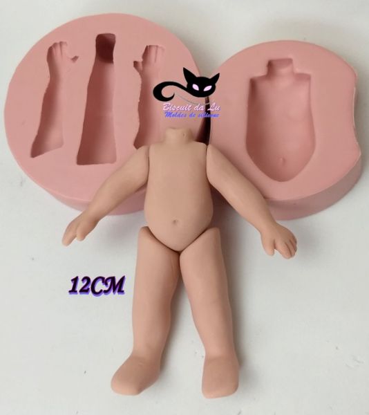 Boneca Kit Lucky - 18cm + 30 pares olhos resinados 480 P