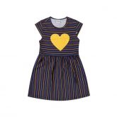 Vestido coração de grlitter