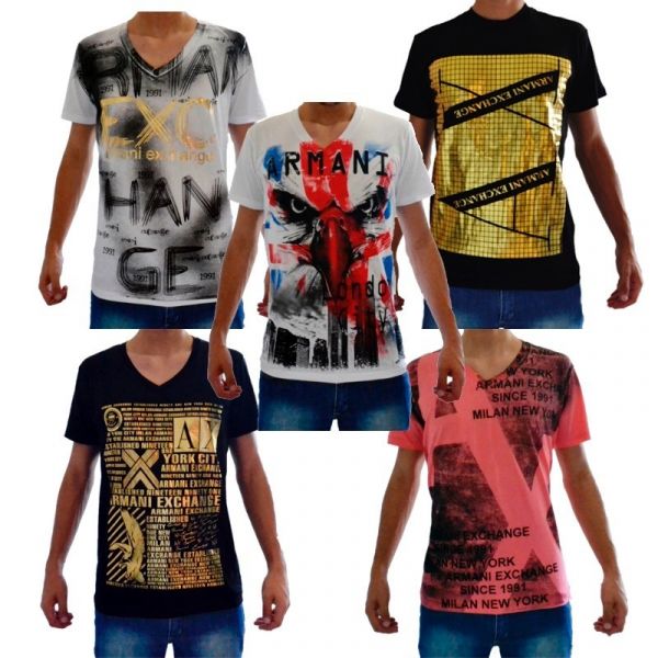 Camisetas Armani kit 10 pçs