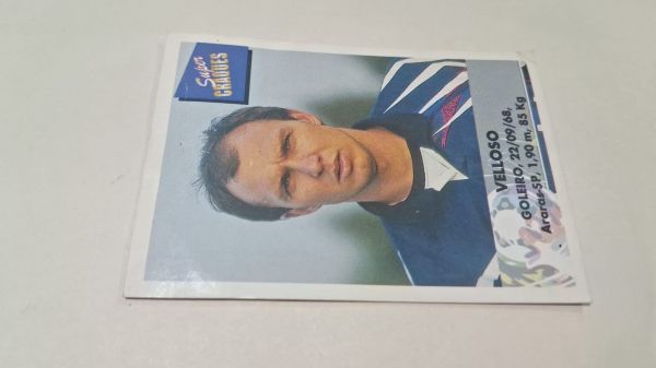 Figurinha Super Craques 1997 Panini 03 Velloso
