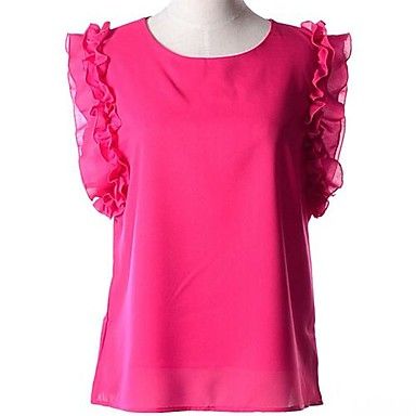 Moda Luxo: Blusa Chifon, de Ótima Qualidade. Frete Grátis.