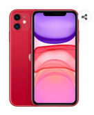 iPhone 11 Apple 128GB PRODUCT(RED Tela de 6,1”, Câmera Dupla de 12MP, iOS