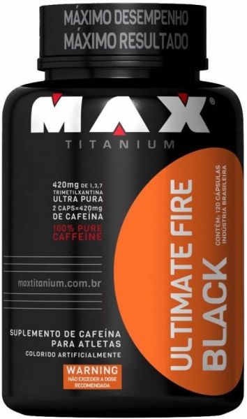 ultimate fire black 120 caps