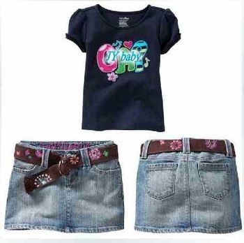 Conjunto Mini Saia + Tshirt - FRETE GRÁTIS PARA TODO BRASIL