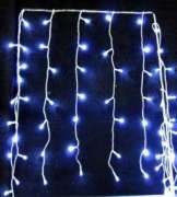 Cascata de Led Branca ou Azul com 150 ou 300 leds