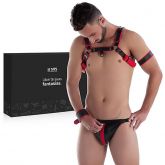 Conjunto Man Strong em Couro e Vinil