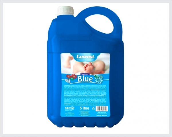 Amaciante de Roupas Blue 5L