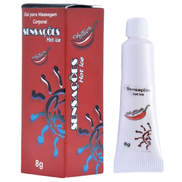 GEL HOT & ICE SENSAÇÕES 8G CHILLIES
