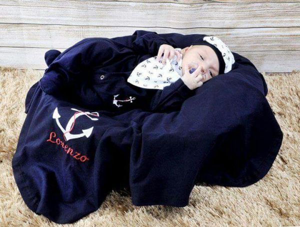 Saída maternidade menino