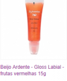 GLOSS LABIAL FRUTAS VERMELHAS