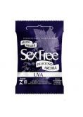 Preservativos Lubrificados Aromáticos uva Sex Free 3 unidades