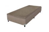 Base Solteirao 108x188x38 Corino Bege SR Movelaria