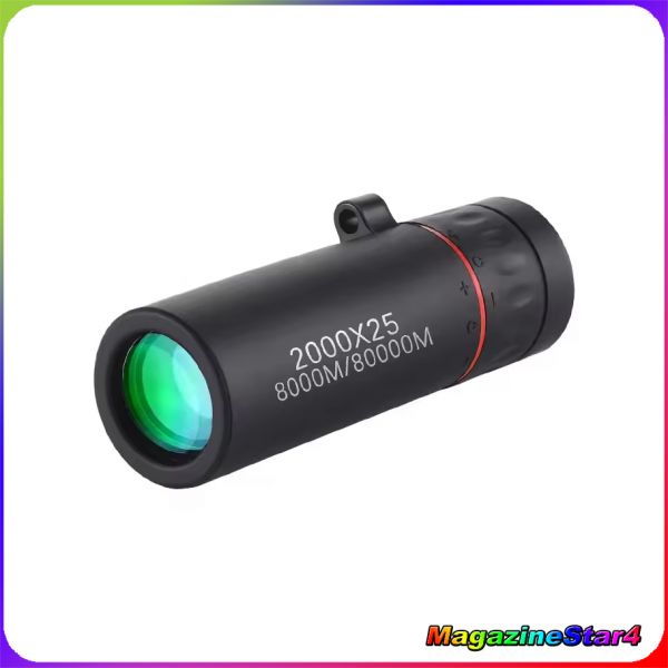 Monóculo telescópio 2000X25 portátil de bolso