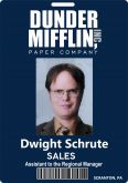 The Office Crachá Dunder Mifflin Dwight Schrute